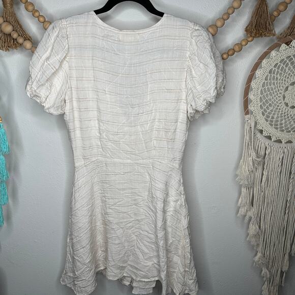 L*Space Cream Striped Sabrina Dress - Picture 5 of 5